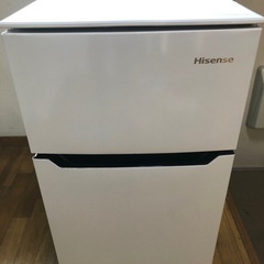 ハイセンス2ドア冷蔵庫
