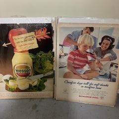 アメリカ　新聞広告　1940〜60年代　21枚の画像