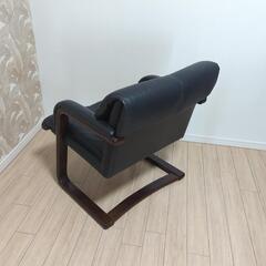 【2脚セット】本皮チェアー、本革チェアー、ダイニングチェアー、椅子の画像