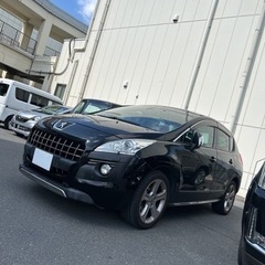 車検長い R6/9 9.2万km プジョー 3008 グリフ 黒...