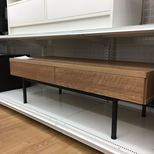 ★ジモティ割あり★  TV台 ナチュラル H39×W120×D47 クリーニング済み KJ1540