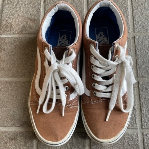 VANSオールドスクール　オールドスクールブラウン　VANSブラウン　スニーカー