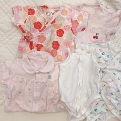 【3月10日まで出品】ベビー服　女の子　春夏生まれ50〜60cmの画像