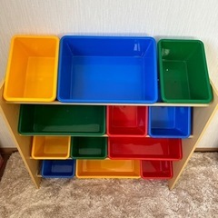 おもちゃ収納ラック　おもちゃ箱