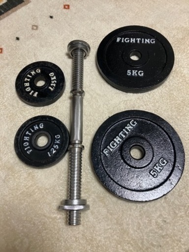 【終了】ベンチプレス　バーベル　ダンベルセット　50kg