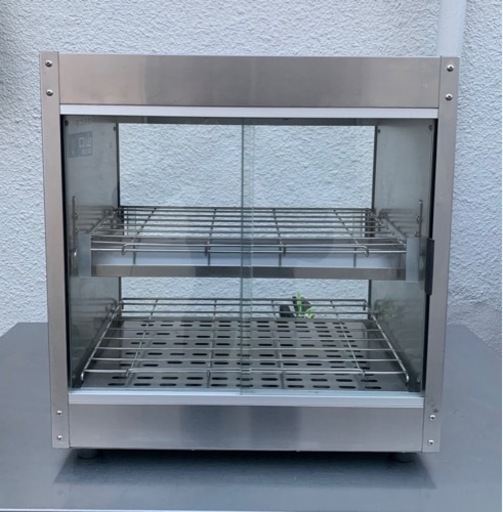 【動確済み】安吉 業務用 ホットショーケース PRO-4WSE-C 440×300×460 30℃～80℃ 可変サーモ付き エイシン 厨房機器 保温ケース 温蔵