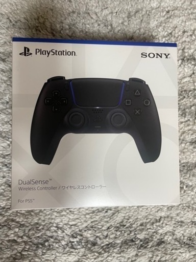 【純正品】DualSense ワイヤレスコントローラー ミッドナイト ブラック (CFI-ZCT1J01)