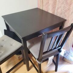 美品☆IKEAダイニングセット  2人用 チェア テーブル