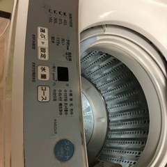 取引中●容量5.0kg洗濯機(2018年製)室内使用の画像