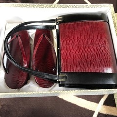 和装小物 バッグ草履セット