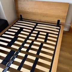 無印良品 ベッドフレームダブル オーク材