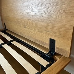 無印良品 ベッドフレームダブル オーク材