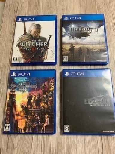 PS4 プレステ4 箱付き+ソフト4本