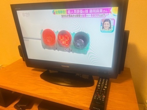 ■東芝レグザ 22型液晶テレビ 22R900 0■小型TV 2010年製 USB外付けHDD 録画対応 TOSHIBA REGZA 22インチ 3,500 ₽J
