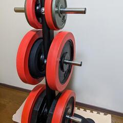 プレートラック＋プレート計107.5kg（相談可）の画像
