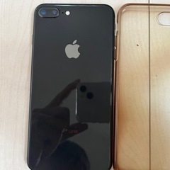 iPhone 8s plus 64GB スペースグレイ、simフリー美品です。の画像
