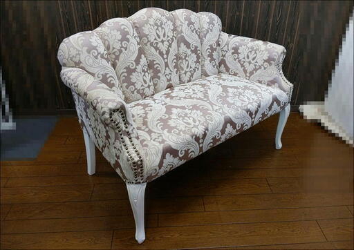 【引取限定・現状渡し】シェルデザイン 2人掛け チェア ソファ カグマニア