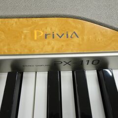 CASIO　Privia　電子ビアノ　88鍵盤　PX-110　ペダル付き　2006年製　カシオ　プリヴィア　モノ市場半田店　131の画像