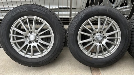 ダンロップ　スタッドレス　2021／38週　バリ山美品　オデッセイ、アルファード