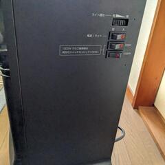ニトリ　暖炉型ファンヒーター　NTL1000K-BKの画像