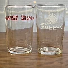【無料】レトロ ビールグラス サイダーグラス キリン サッポロ アサヒの画像