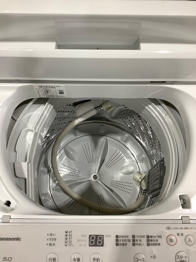 全自動洗濯機 NA-F50B14 Panasonic 5.0kg 2020年製 入荷致しました！