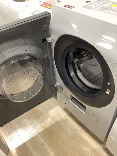 ドラム式洗濯乾燥機 ES-W111-SL SHARP 11.0kg/6.0kg 2019年製(キズ有)　入荷致しました！