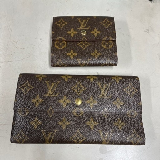 ルイ ヴィトン 長財布と折り畳み財布セットで売ります