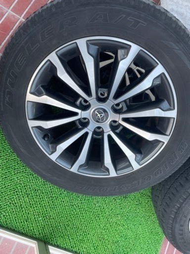 150プラド　純正19インチタイヤホイール