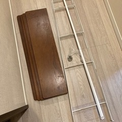 北欧風　木製＆アイアン　オープンシェルフの画像