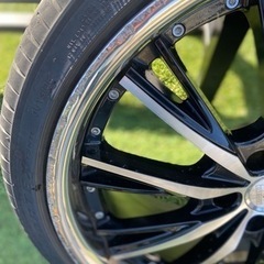 中古 ANHELO KLEITOS アネーロ クレイトス ホイール 20×8.5J +35 PCD 114.3 タイヤ 245/35R20 4本 セットの画像