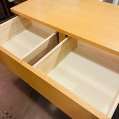 売約済み】 無印良品 無印 MUJI 収納家具 4段チェスト ワイドチェスト