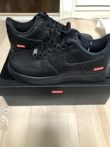 Supreme NIKE エアフォース1 ブラック　27.0cm