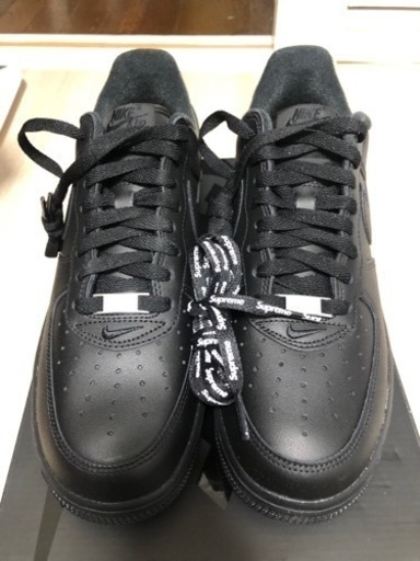 Supreme NIKE エアフォース1 ブラック　27.0cm