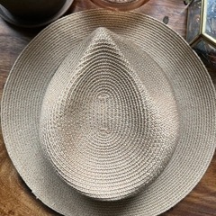 【美品】麦わら ストローハット グローバルワーク GLOBAL WORKの画像