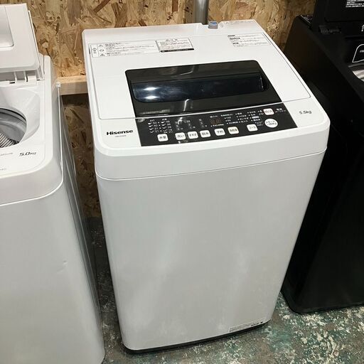 Hisense 全自動洗濯機 HW-E5502 5.5kg 2018年製●BA02G003