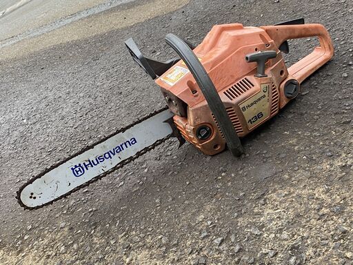 現物確認歓迎 初期不良やアフターケアも安心 整備済 ハスクバーナ Husqvarna　36cc 高出力 エンジン チェーンソー　 136