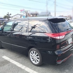 ✨【商談中】✨車検付！すぐ乗れます！50  エスティマ！黒 ピカピカ■不具合無し■快調■ミニバン　諸費用無し！込み込みの画像