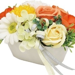 【美品】シャボンフラワー 造花 置物 結婚式 風水【未使用】