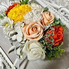 【美品】シャボンフラワー 造花 置物 結婚式 風水【未使用】の画像
