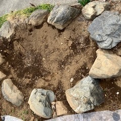 庭石の引取をお願いします。