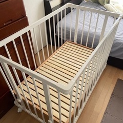 ファルスカ ベッドサイドベッド 03 ホワイト ［マットレス、掛け布団と