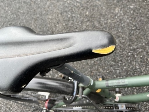 【取引中】自転車　カゴ・ギア付き　空気入れ付き　乗って帰れます