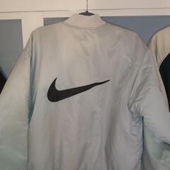 NIKE90sボンバージャケット　シルバーグレー