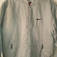 NIKE90sボンバージャケット　シルバーグレーの画像