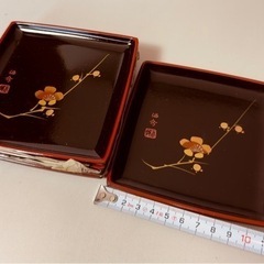 菓子器　5枚セット　ユリア樹脂　梅の画像
