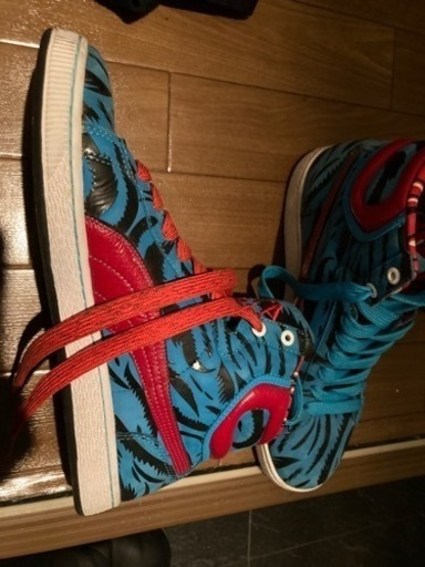 PUMA santa cruz コラボハイカットスニーカー