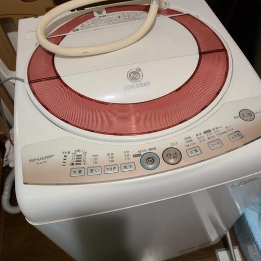 洗濯機7キロ  ES-KS70L  ピンク　値下げ