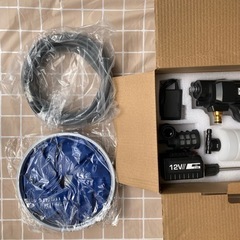 高圧洗浄機　洗車　軽量　バッテリー付き　バケツ付きの画像