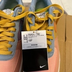 新品未使用 27.0cm NIKE AIR FORCE ONE DQ4531 エアフォースワン ボルト イエロー ライムグリーン ジョーダン ダンク エアマックス AIR MAXの画像